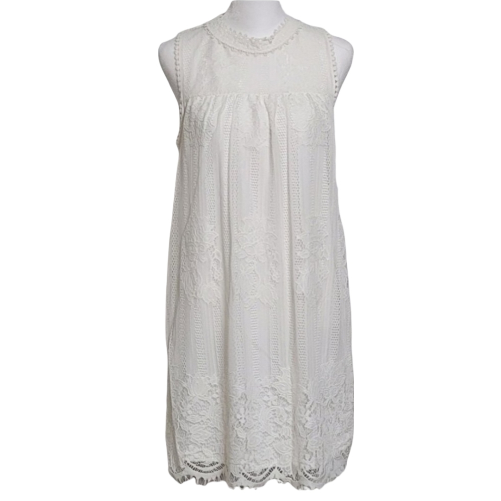 White Shift Dress